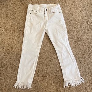 white jeans